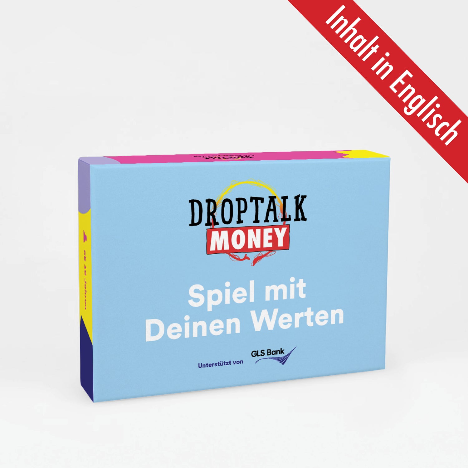 ENGLISH Translated Droptalk Money (im GLS Bank Design)